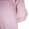 Purple V-Neck Short Sleeve Casual Cotton Men's Thobe Arab Robe Dishdasha - Hijaz