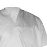 White V-Neck Short Sleeve Casual Cotton Men's Thobe Arab Robe Dishdasha - Hijaz