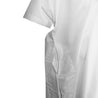 White V-Neck Short Sleeve Casual Cotton Men's Thobe Arab Robe Dishdasha - Hijaz
