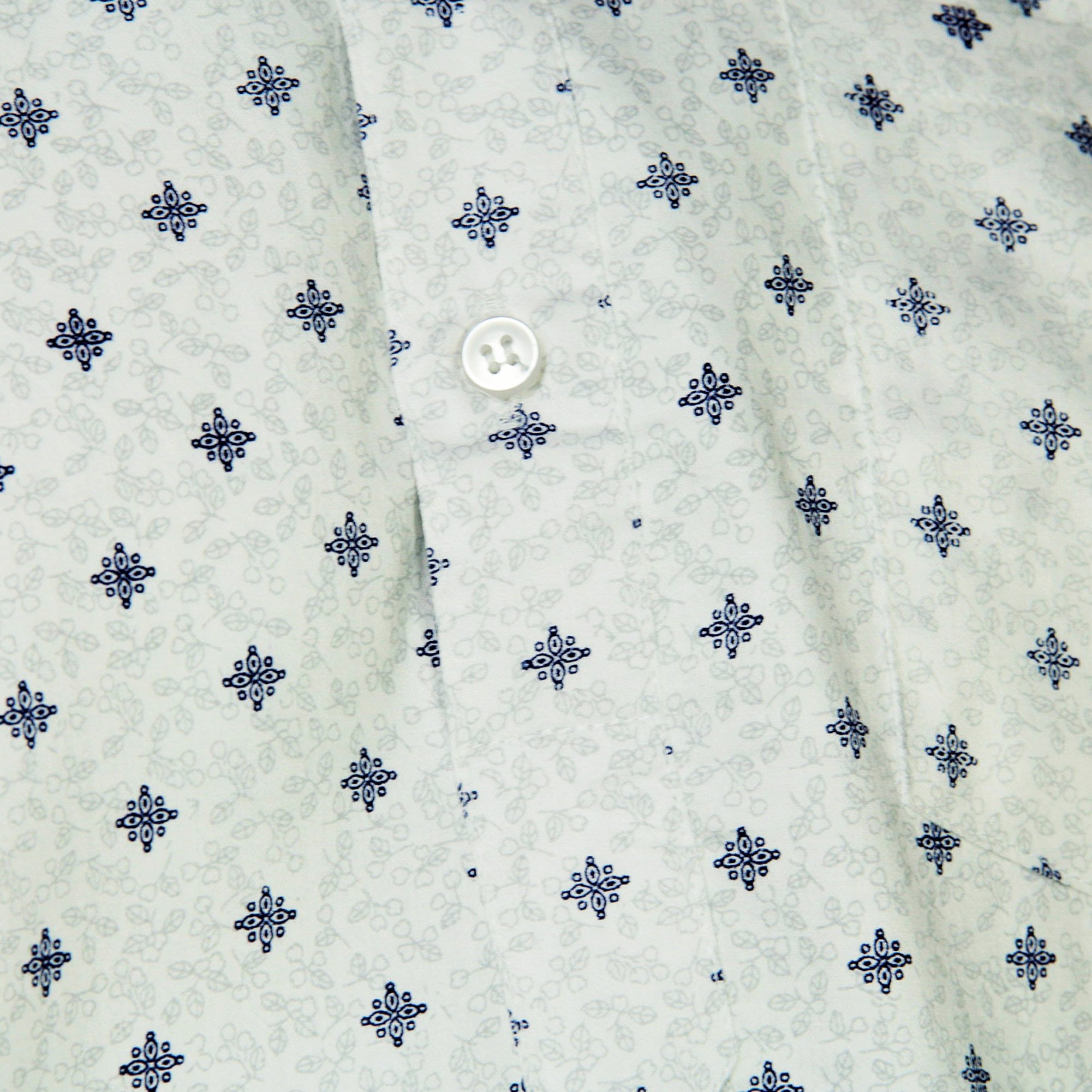 White Long Sleeve Cotton Men's Indian Long Pattern Kurta with Pockets - Hijaz