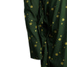 Green and Gold Foil Long Authentic Indian Pattern Kurta with Pockets - Hijaz