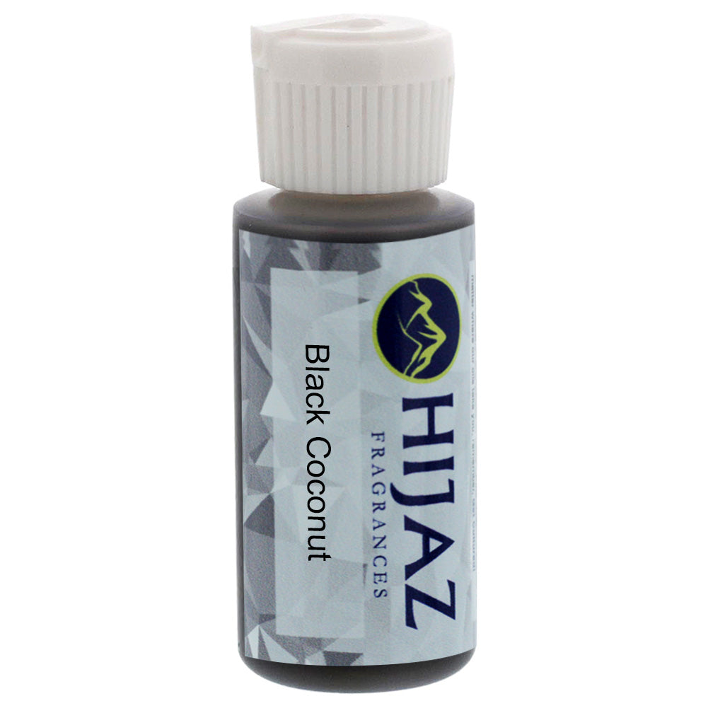 Black Coconut Men's Fragrance Alcohol Free Scented Body Oil - Hijaz