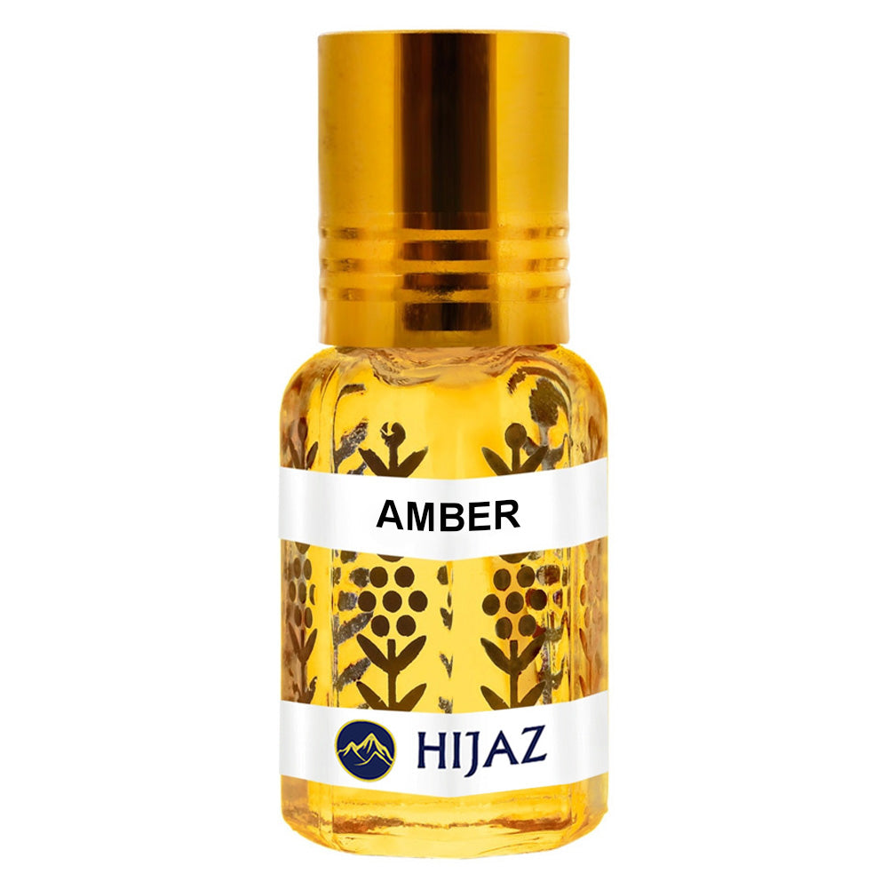 Amber Alcohol Free Scented Oil Attar - Hijaz