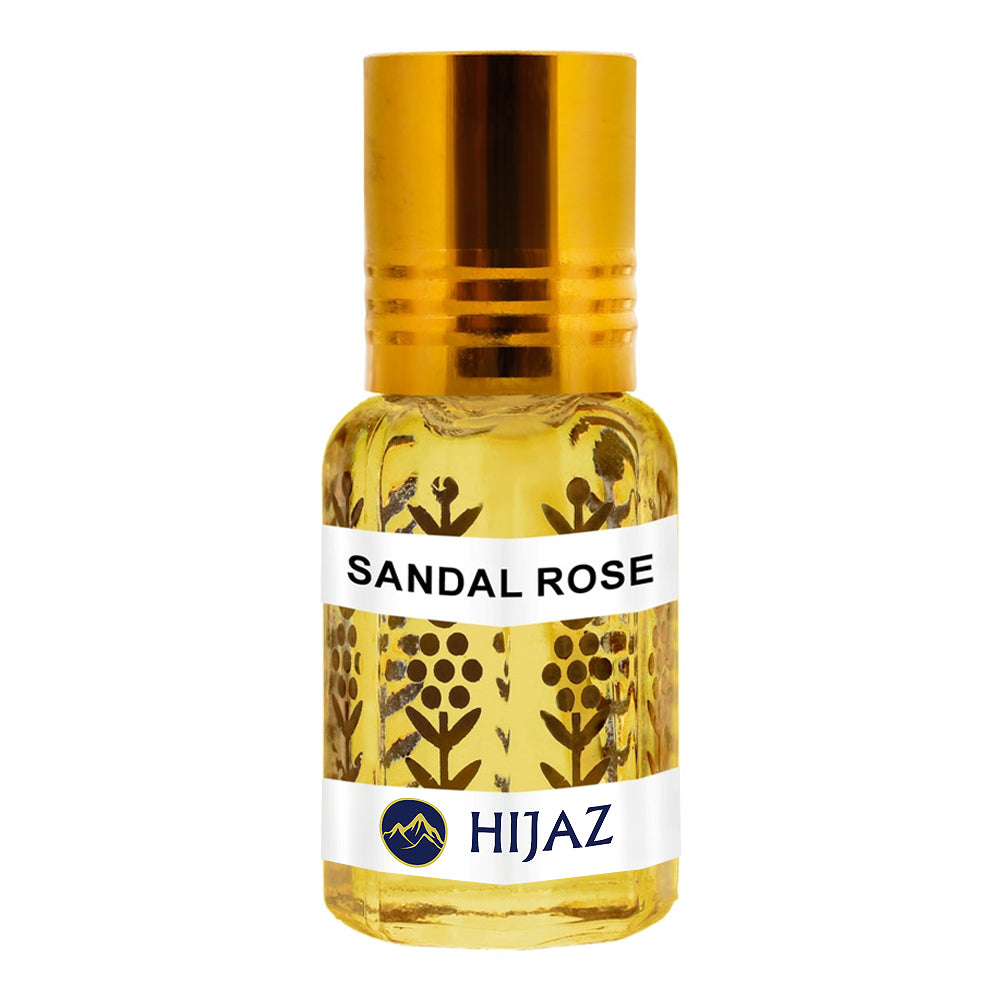 Sandal Rose Alcohol Free Scented Oil Attar - Hijaz