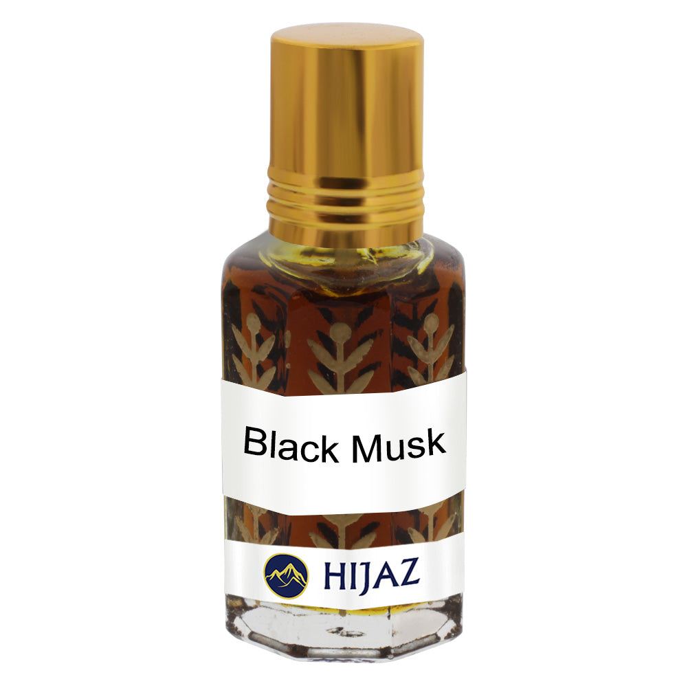 Black Musk Alcohol Free Scented Oil Attar - Hijaz