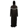 One Size Black Rose Women's Loose Prayer Clothes Abaya Gown With Hijab - Hijaz