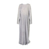 One Size Lavender Women's Loose Prayer Clothes Abaya Gown With Head Wrap Hijab - Hijaz