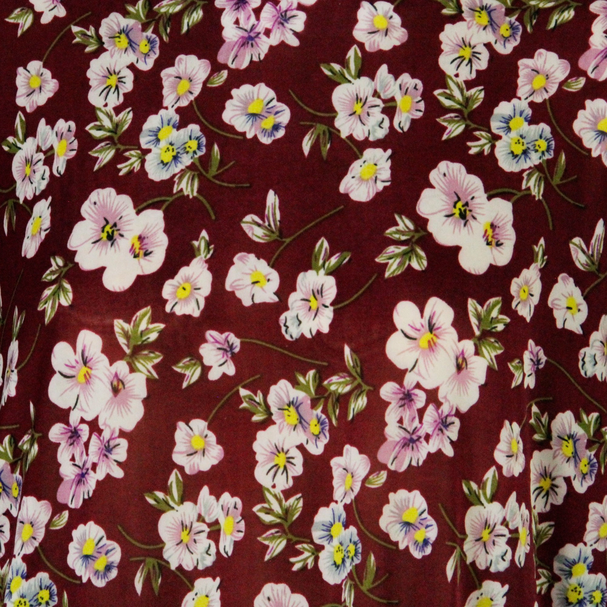 One Size Red Floral Women's Loose Prayer Clothes Abaya Gown With Hood Hijab - Hijaz