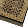 Brown Single Prayer Rug with Italian Style Design Archway and Brown Tassles - Hijaz
