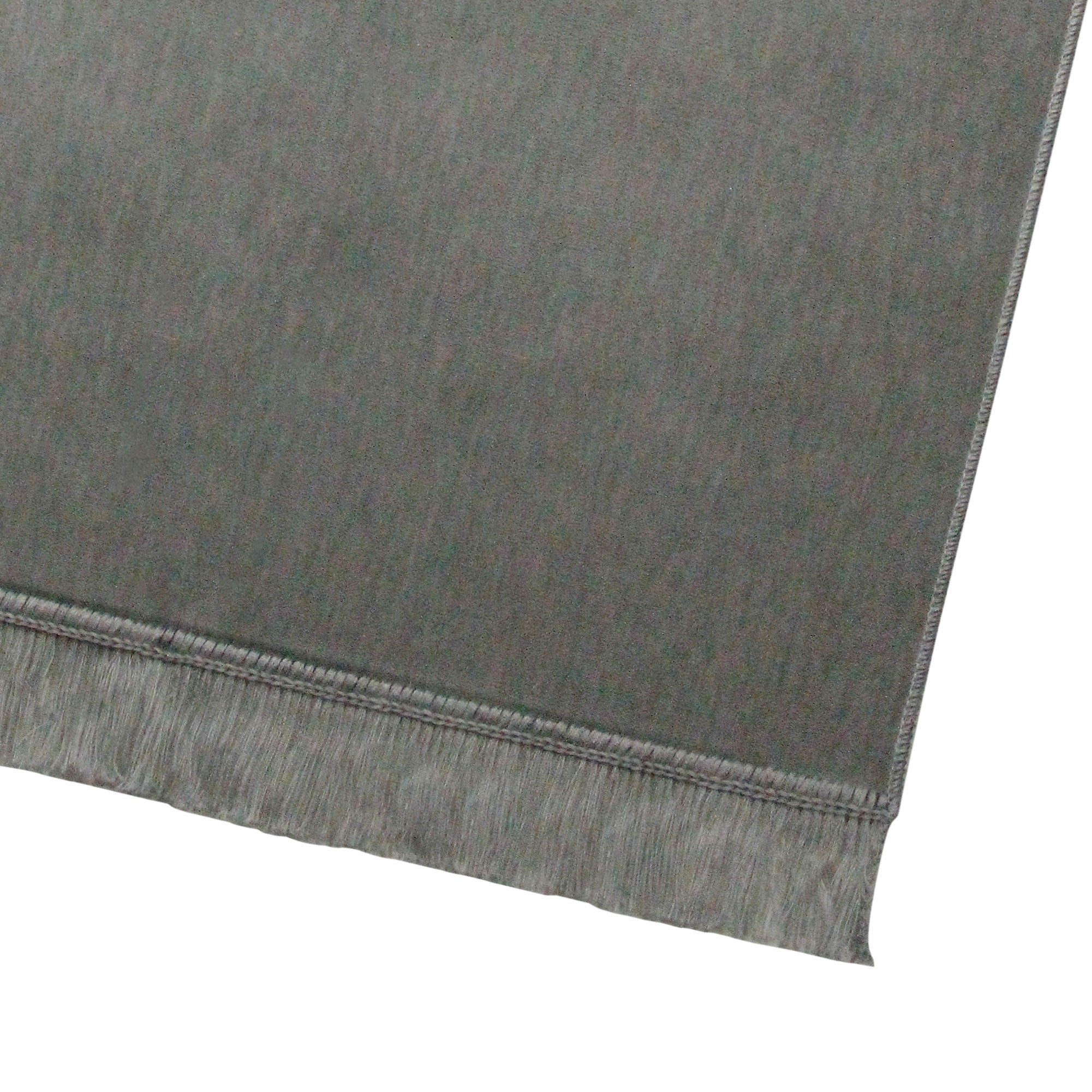 Solid Plain Janamaz Sajadah Shiny Silver Color Velour Sajda Mat with Tassels - Hijaz