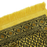 Tricolor Turkish Three Person Soft Extra Large Family Prayer Rug Sajadah Mat - Hijaz