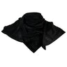 Solid Plain Black Shemagh Tactical Desert Scarf Keffiyeh - Hijaz