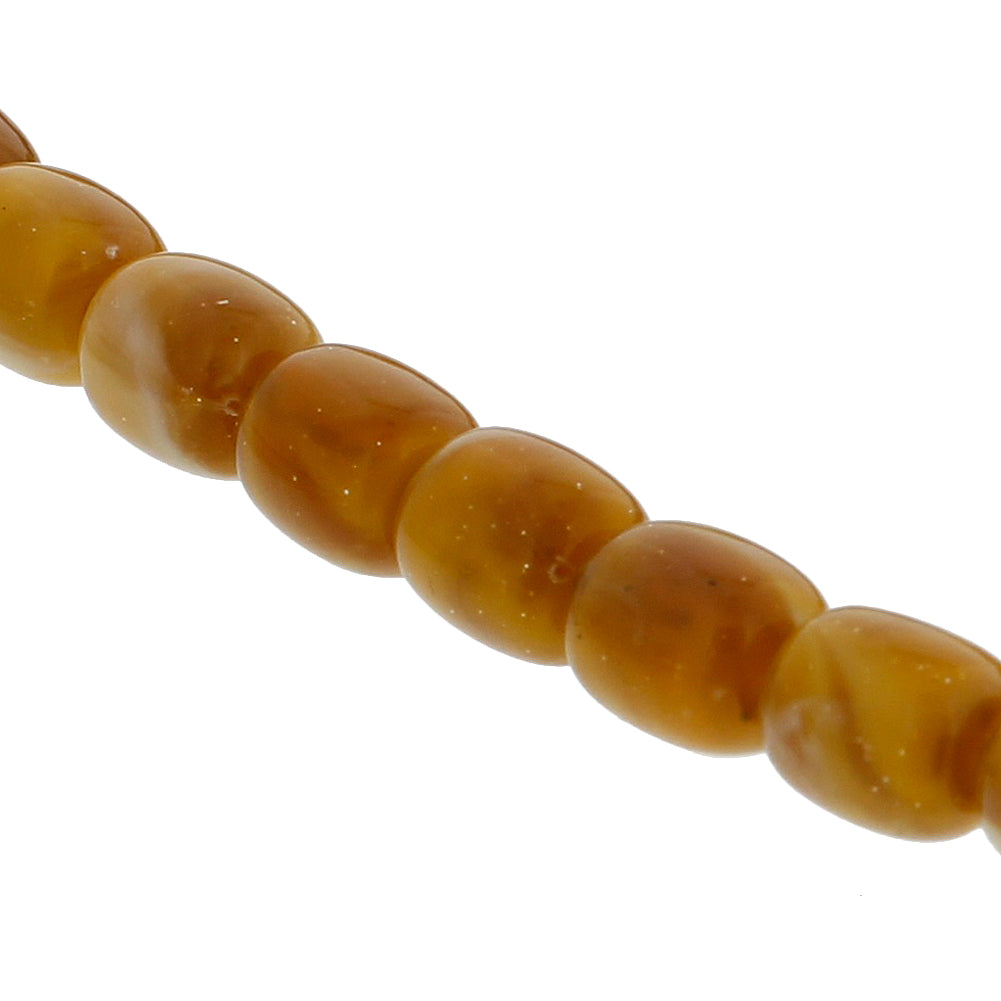 33 Count Orange and Yellow Rosary Prayer Bead Misbaha - Hijaz
