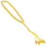 33 Count Yellow and white Rosary Prayer Bead Tasbih - Hijaz