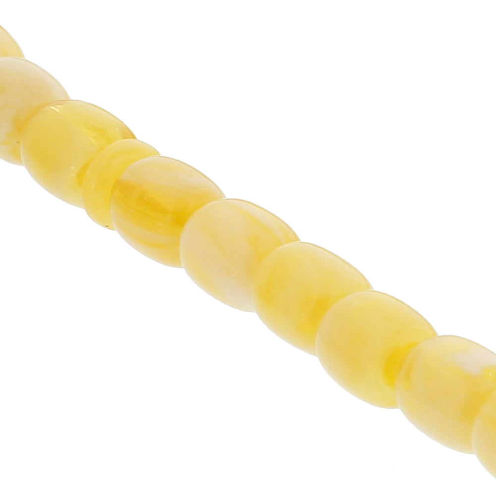 33 Count Yellow and white Rosary Prayer Bead Tasbih - Hijaz