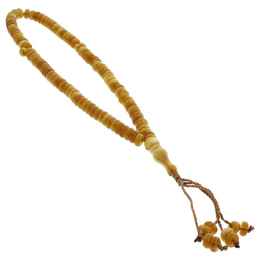 99 Count Orange Rosary Prayer Bead Misbaha - Hijaz
