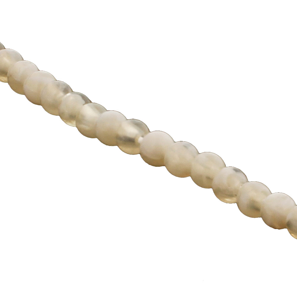 99 Count Egg Shell Colored Rosary Prayer Bead Misbaha - Hijaz