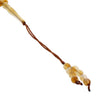 99 Count Brown and White Marbled Design Rosary Prayer Bead Tasbih - Hijaz