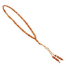 99 Count Translucent Red-Orange and White Rosary Prayer Bead Tasbih - Hijaz
