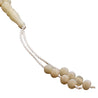 99 Count Egg Shell Colored Rosary Prayer Bead Tasbih with Seperatory Beads - Hijaz