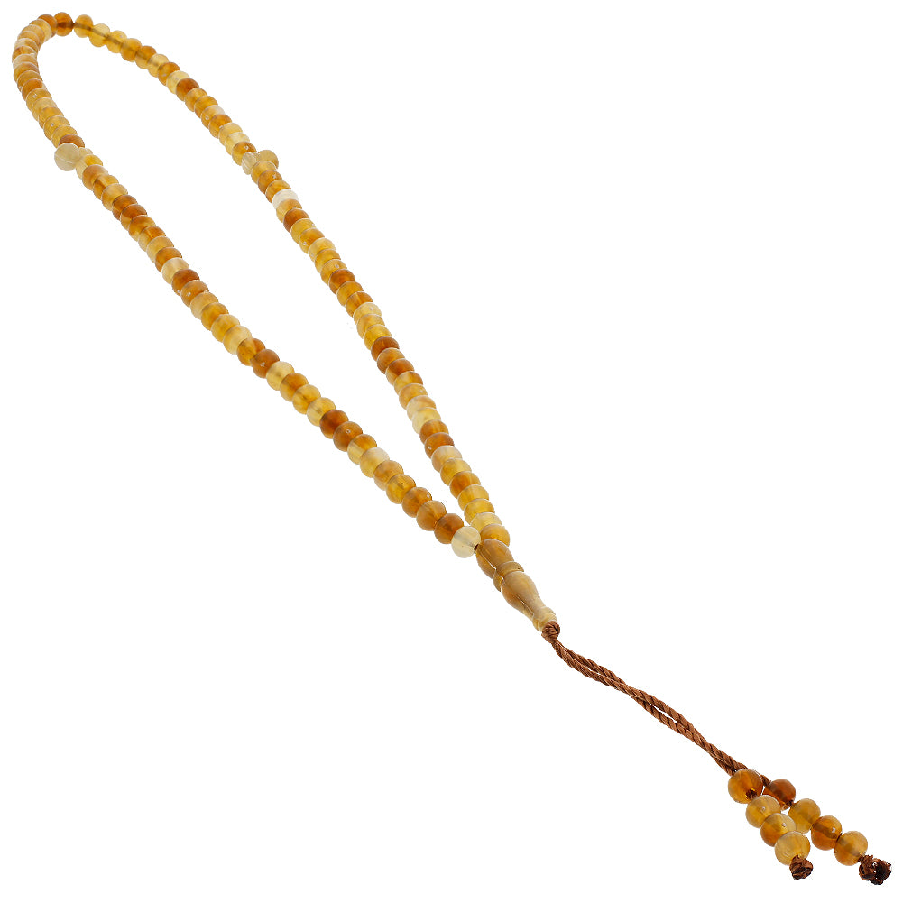 99 Count Sand Colored Rosary Prayer Bead Tasbih - Hijaz
