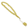 99 Count Flat Yellow and White rosary Prayer Bead Tasbih with Seperatory Beads - Hijaz