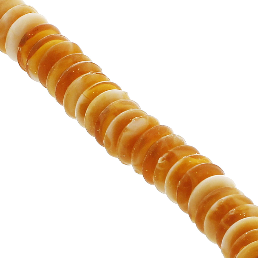 99 Count Orange Rosary Prayer Bead Tasbih with Mutiple Shades of Orange - Hijaz