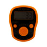 Digital Ring Finger Hand Bright Orange Color Tally Dhikr Zikr Counter with Band - Hijaz