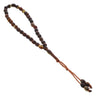 33 Count Brown and yellow Marbled Design Rosary Prayer Bead Tasbih - Hijaz