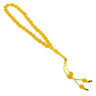 33 Count Orange and White Rosary Prayer Bead Tasbih - Hijaz