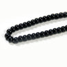 99 Count Large Plain Black Plastic Rosary Prayer Dikr Beads with Sections - Hijaz