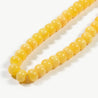 99 Count Large Plain Yellow Plastic Rosary Prayer Dikr Beads with Sections - Hijaz
