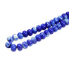 99 Count Large Blue Marble Plastic Rosary Prayer Dikr Beads with Sections - Hijaz