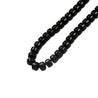 99 Count Circle Black Plastic Rosary Prayer Dikr Beads with Sections - Hijaz
