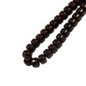 99 Count Circle Dark Plastic Rosary Prayer Dikr Beads with Sections - Hijaz