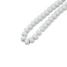 99 Count Circle White Plastic Rosary Prayer Dikr Beads with Sections - Hijaz