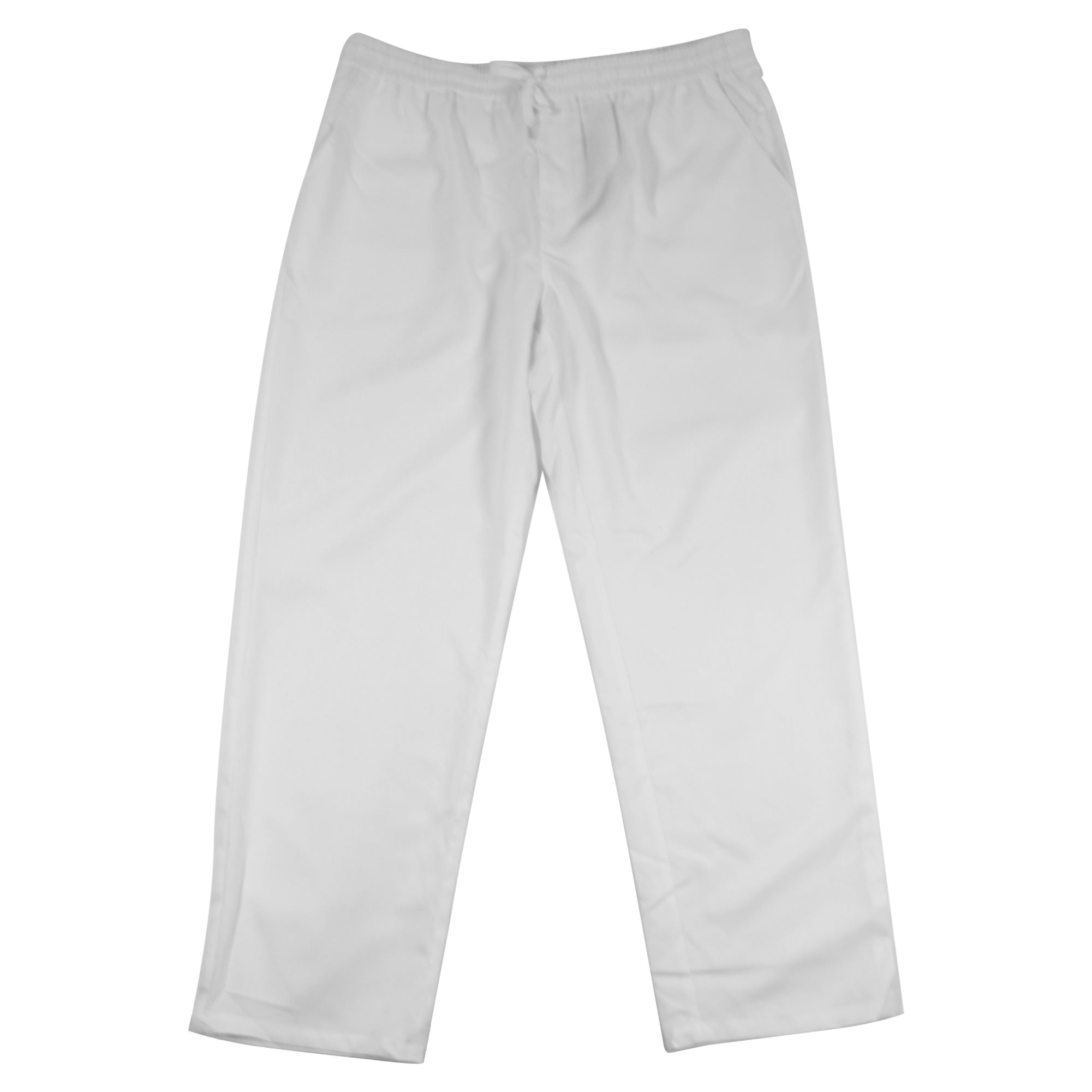 Men's White Thobe Kurta Pants Serwal Pajama Scrubs Adjustable Drawstring - Hijaz