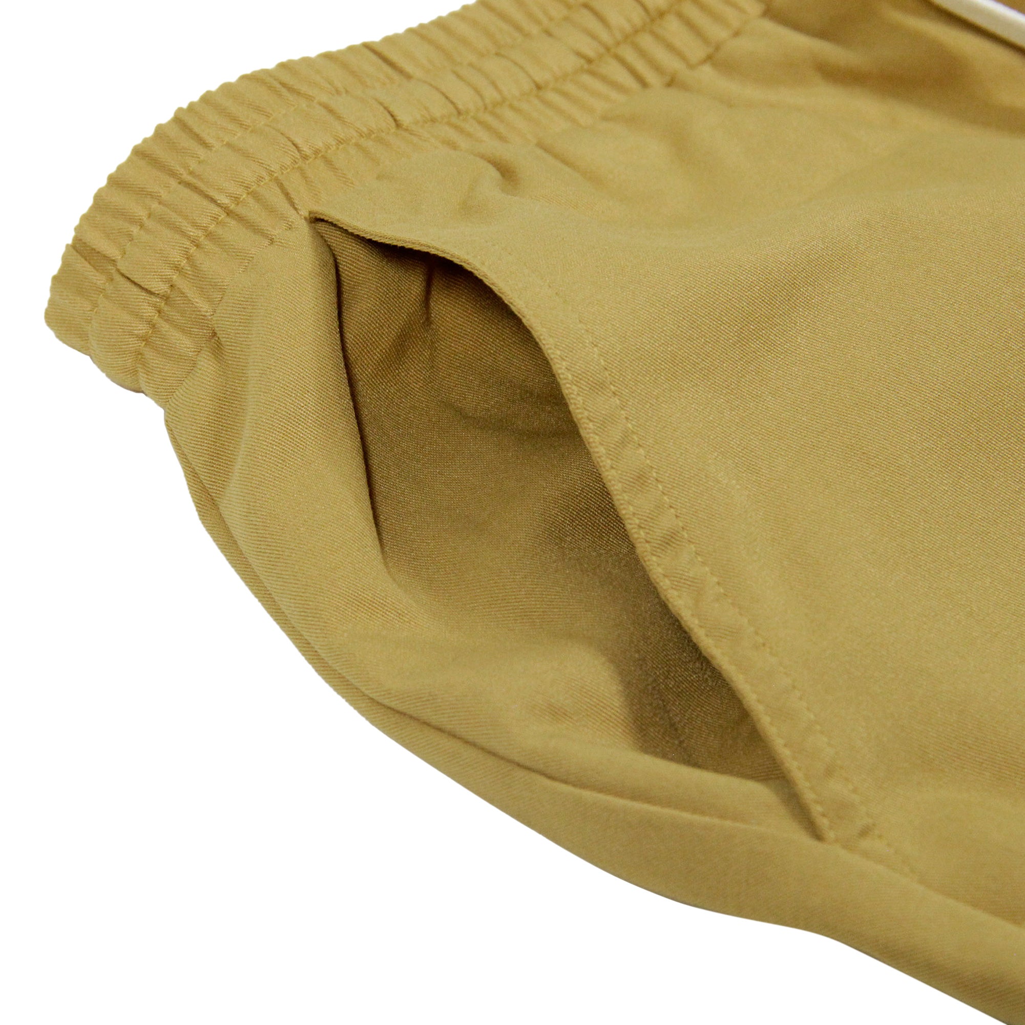 Men's Gold Thobe Kurta Pants Serwal Pajama Scrubs Adjustable Drawstring - Hijaz