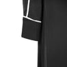 Black and White Women's Elegant Modest Modern Abaya Maxi Party Dress - Hijaz